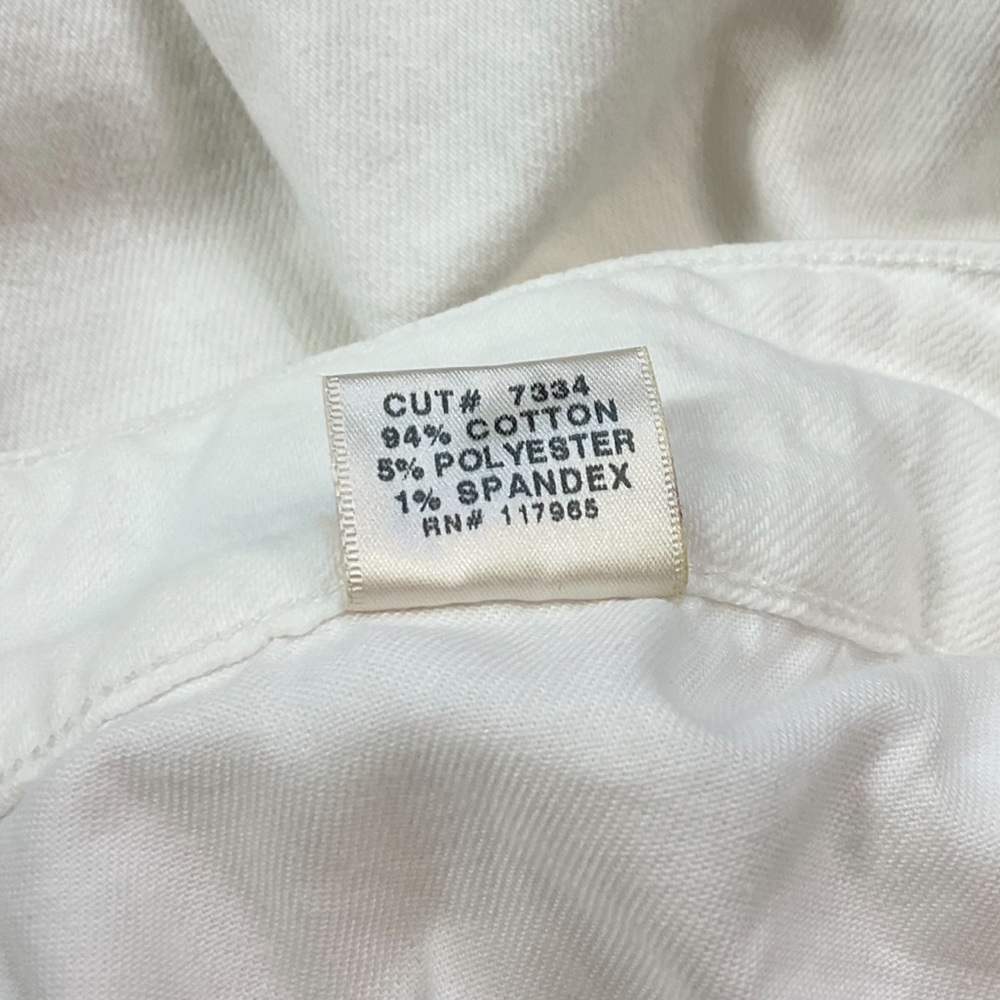 J Brand Love Story White Flared Jeans Sz 27 - Picture 7 of 8